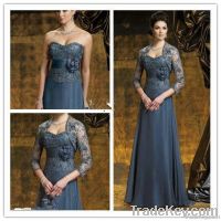 Floor Length Lace Mother of the Bride Dresses with Jacket
