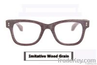 Acetate frames with wood temples