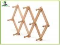 LH065 wooden towel folding hanger