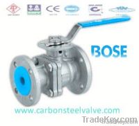 Stainless steel flanged RF RTJ FF floating ball valve