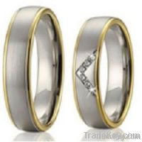 Popular Titanium and stainless steel Couple rings