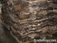 Wet salted donkey/cow and sheep hides