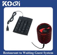 Wireless queue call service restaurant waiter call guest system