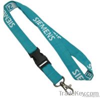 Woven logo  lanyard