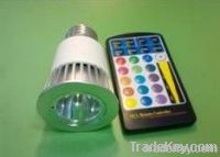 led RGB remote control bulbs&spotlight