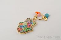 Hamsa (lucky hand) keychain