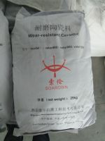 abrasion resistant ceramic mortar material