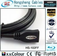 HHdmi Female to HDMI Female Cable HDMI F/F