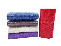 Womenâ€™s Crocodile skin wallet long trifold tail part