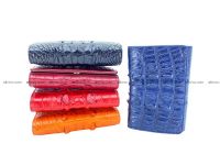 Crocodile skin wallet for women, trifold from crocodile leather