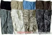 MEN/BOYS/KIDS cargo shorts.100% cotton(Twill/Canvas)