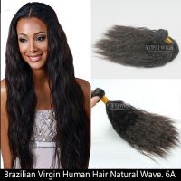 6A Brazilian Virgin Human Hair Natural Wave