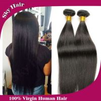 6A Virgin Brazilian Straight Hair Weaves