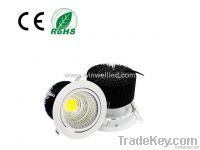 dimmable 10W COB LED down lights