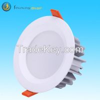Round white frosted 4inch SMD led downlight 12W