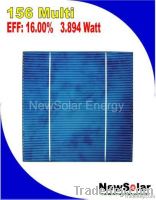 156 Multi 2BB A grade 16.00%(3.894w) Silicon solar cells