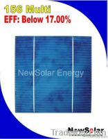 156 Multi 2BB B grade Below 17.00% Silicon solar cells
