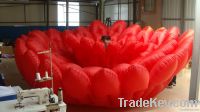 Stage Decoration Large Inflatable Red Flowers