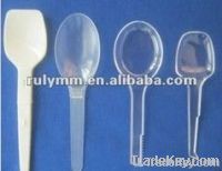Plastic soup spoon