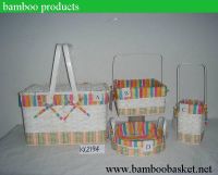 shopping basket - bamboo basket