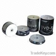 Blank DVD-R, 1 to 16x, 120 Minutes