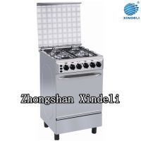 Stainless steel gas cooker with oven for home Appliance