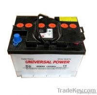 dry charged car battery 12V45AH