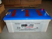 Dry charged car battery DIN220 12V 220AH