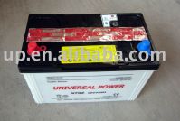 Dry charged car battery N70Z 12V 75AH