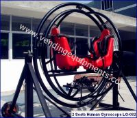 wo-dimensional Human Gyroscope LG-082   CE Approval - Manual + Electric style