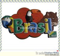Brasil Souvenir Fridge Magnet