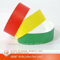 Single use tyvek wristband TVK250