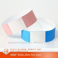 Tyvek paper wristband for party TVK250