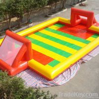 2013 new and funny inflatable soccer field
