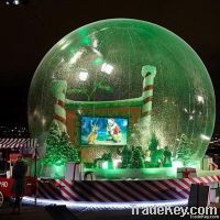 Xmas inflatable snow globe/ christmas snow globe