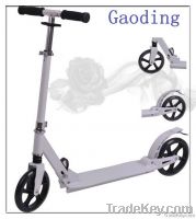 two 200mm PU wheel scooter for children with shock absorber