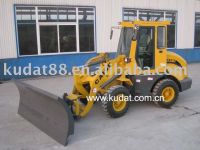 CS915 small wheel loader with CE and angle snow shovel