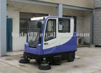 KMN-XS-1850 Electric driving road sweeper with CE(with enclosed cabin)