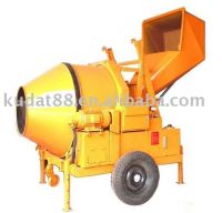 Electric 350L Concrete Mixer (hydraulic tipping hopper)