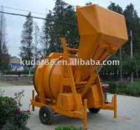 Diesel 350L Concrete Mixer (wire hoisting tipping hopper)