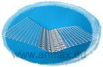 PVC arch corner angle bead with fiberglas mesh