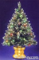 Fiber Optic Pre-Lit Christmas Trees