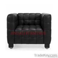 Kubus sofa, one seat.  Genuine leather sofa
