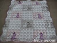 embossed bed quilt