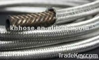 SAE J1532 transmission stailess steel wire braided oil cooler hose