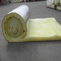 16kg/m3 25mm  glass wool blanket with aluminium foil for heat insulation