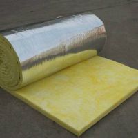 Glass wool with Aluminium foil facing on one side/fiber glass wool blanket insulation