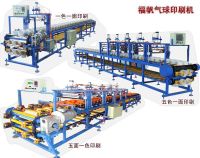 Balloon printing machine, balloon printing machinery