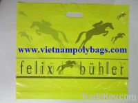 Plastic poly Carrier bag with patch handle