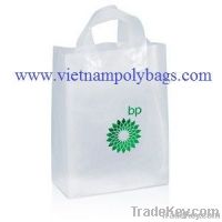 soft loop shopping plastic poly bag